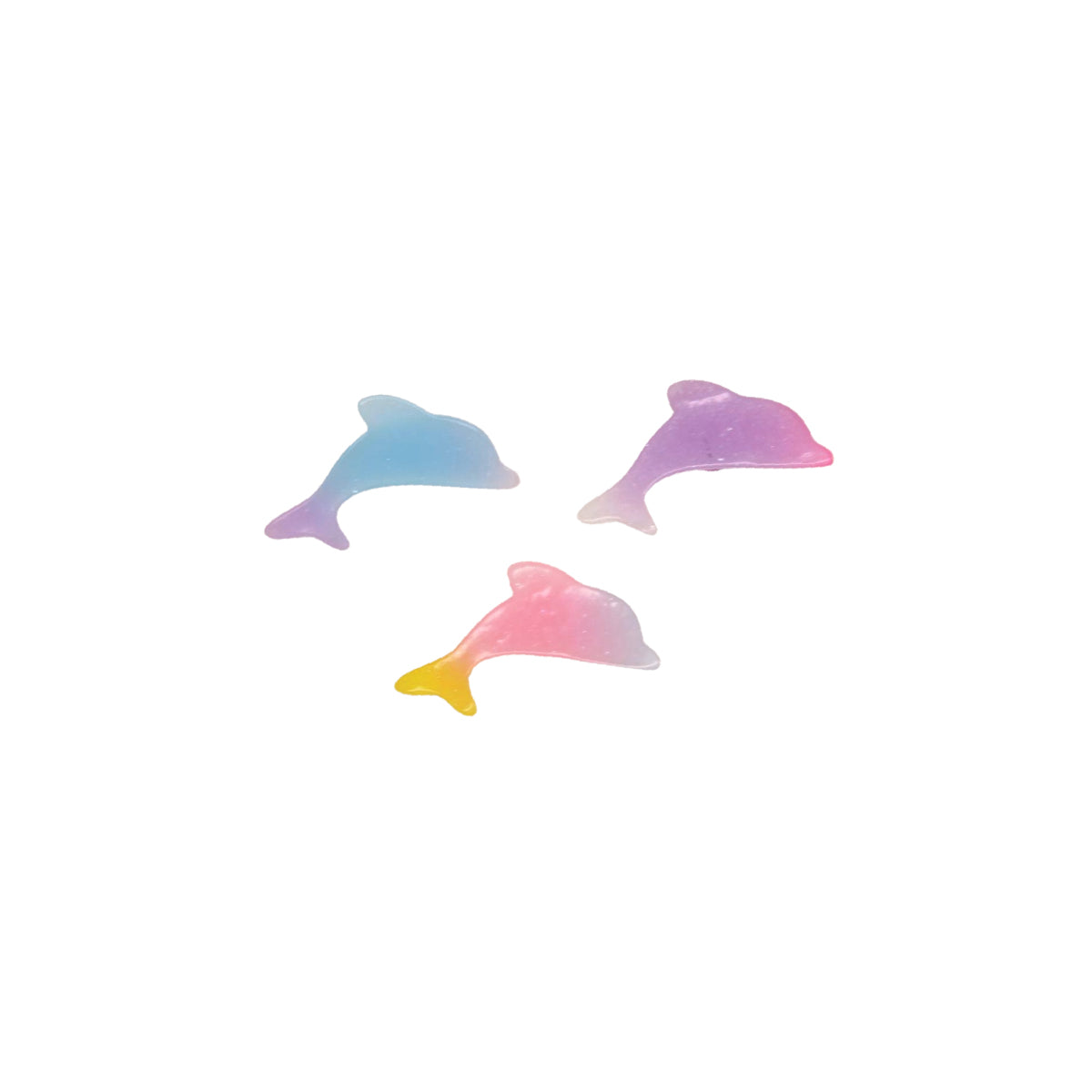 Wonderland imported miniatures ( pack of 6 ) glow dolphins