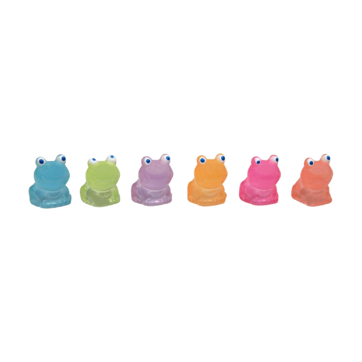 Wonderland imported miniatures ( pack of 4 ) glow frogs