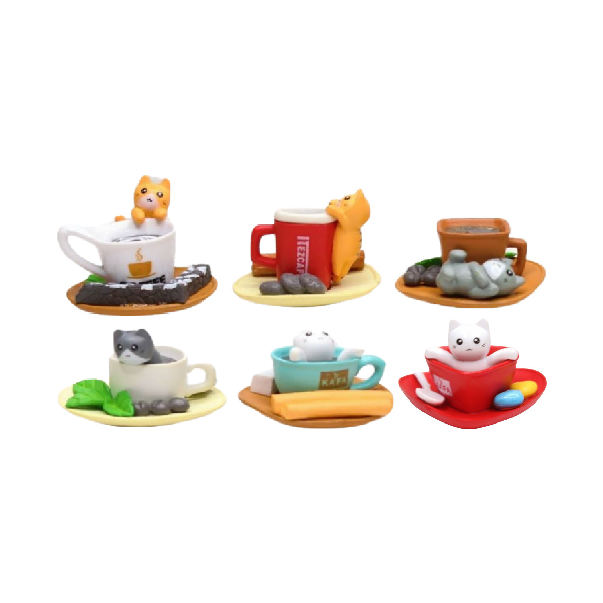 Wonderland imported miniatures ( pack of  6 ) food plates