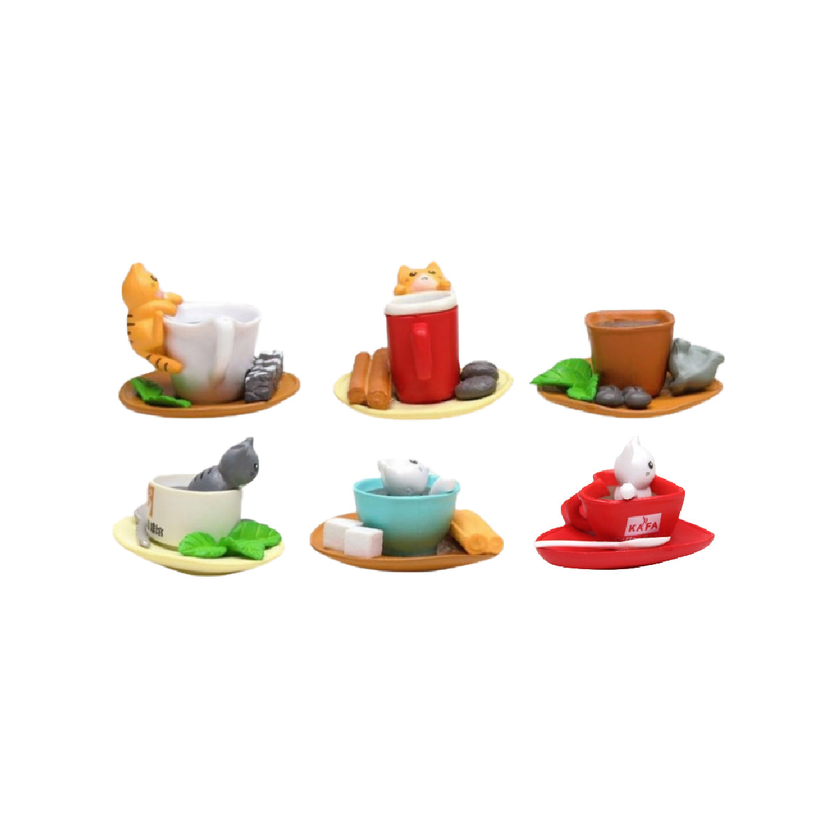 Wonderland imported miniatures ( pack of  6 ) food plates