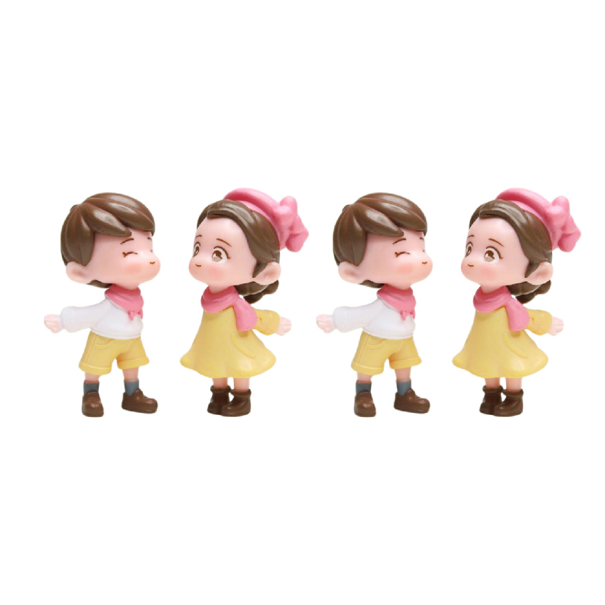 Wonderland imported miniatures ( pack of 4 ) romantic couple