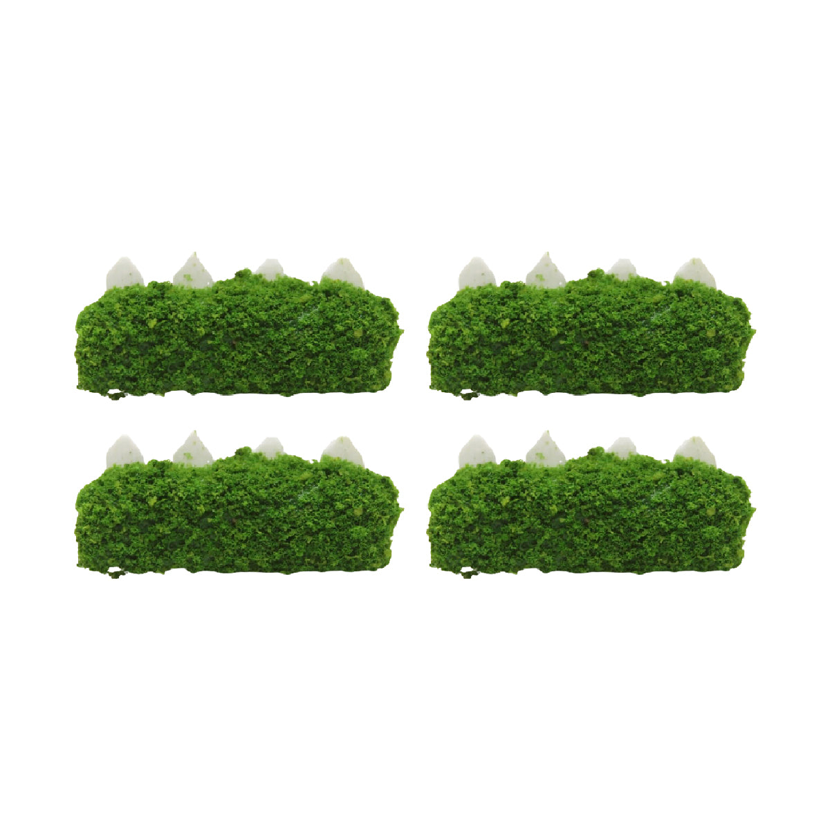 Wonderland imported miniatures ( pack of 4 ) green fence