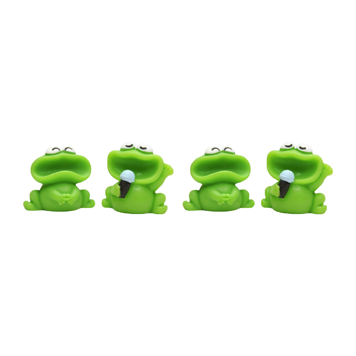 Wonderland imported miniatures ( pack of 4 ) singing frogs