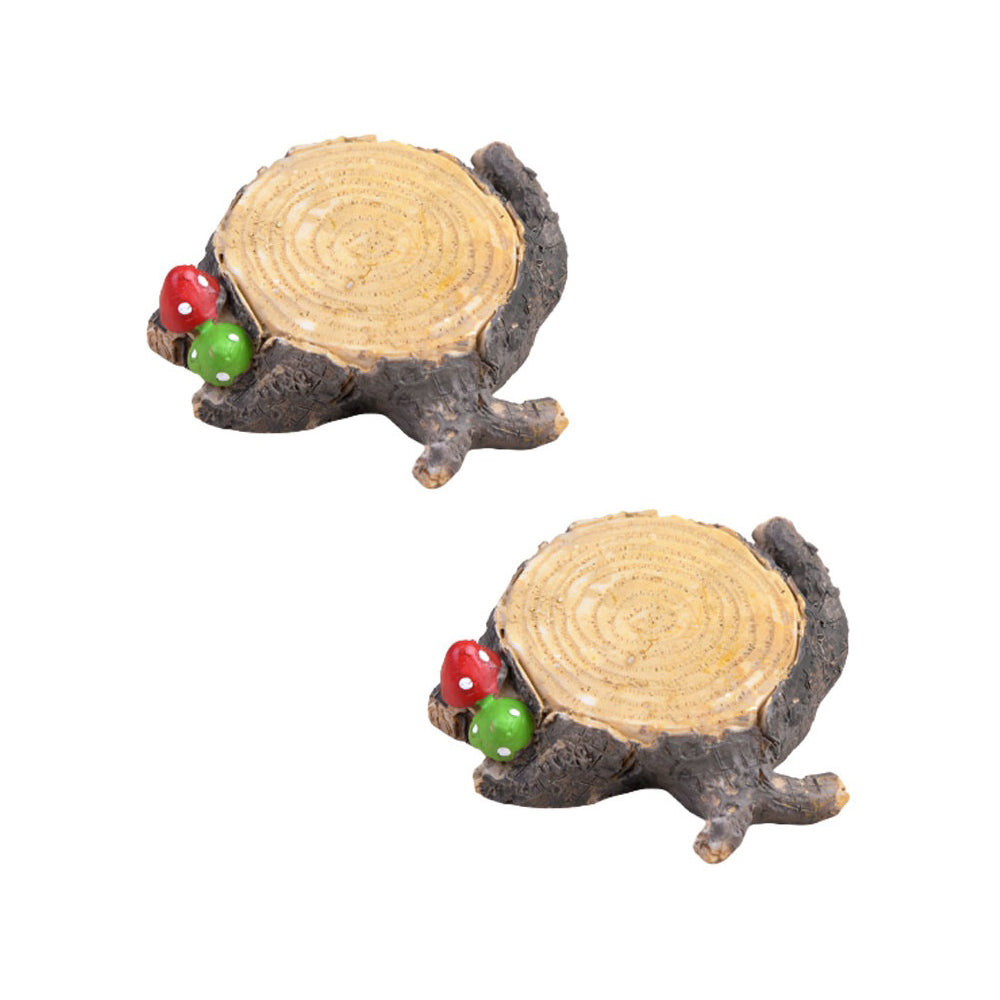 Miniature Toys : ( 2 Pc/Set ) Tree Bark for Fairy Garden Accessories