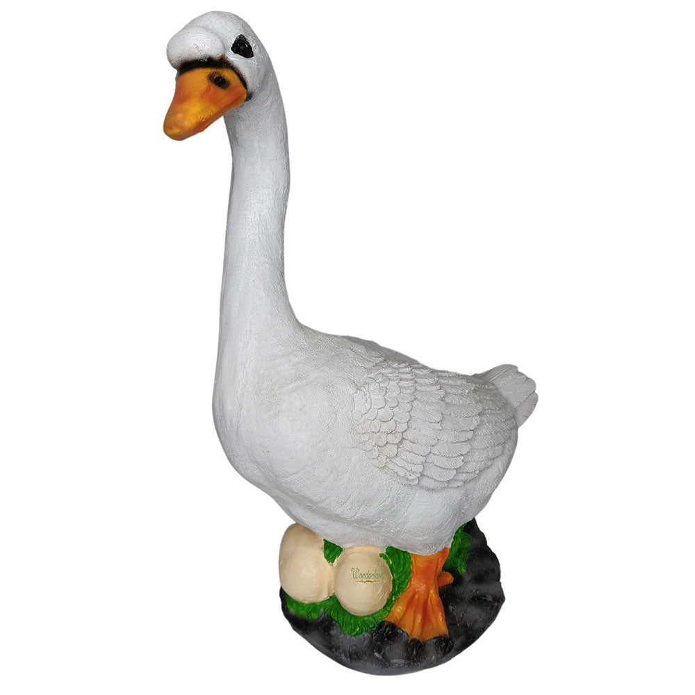 Big Goose with Eggs Garden Statue for Garden Decoration