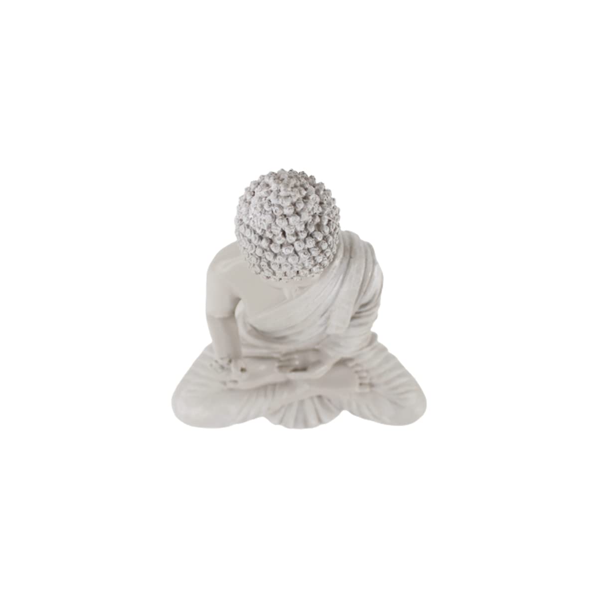 Wonderland Home Decor Resin 14'' Off White Buddha |Aashirwad|