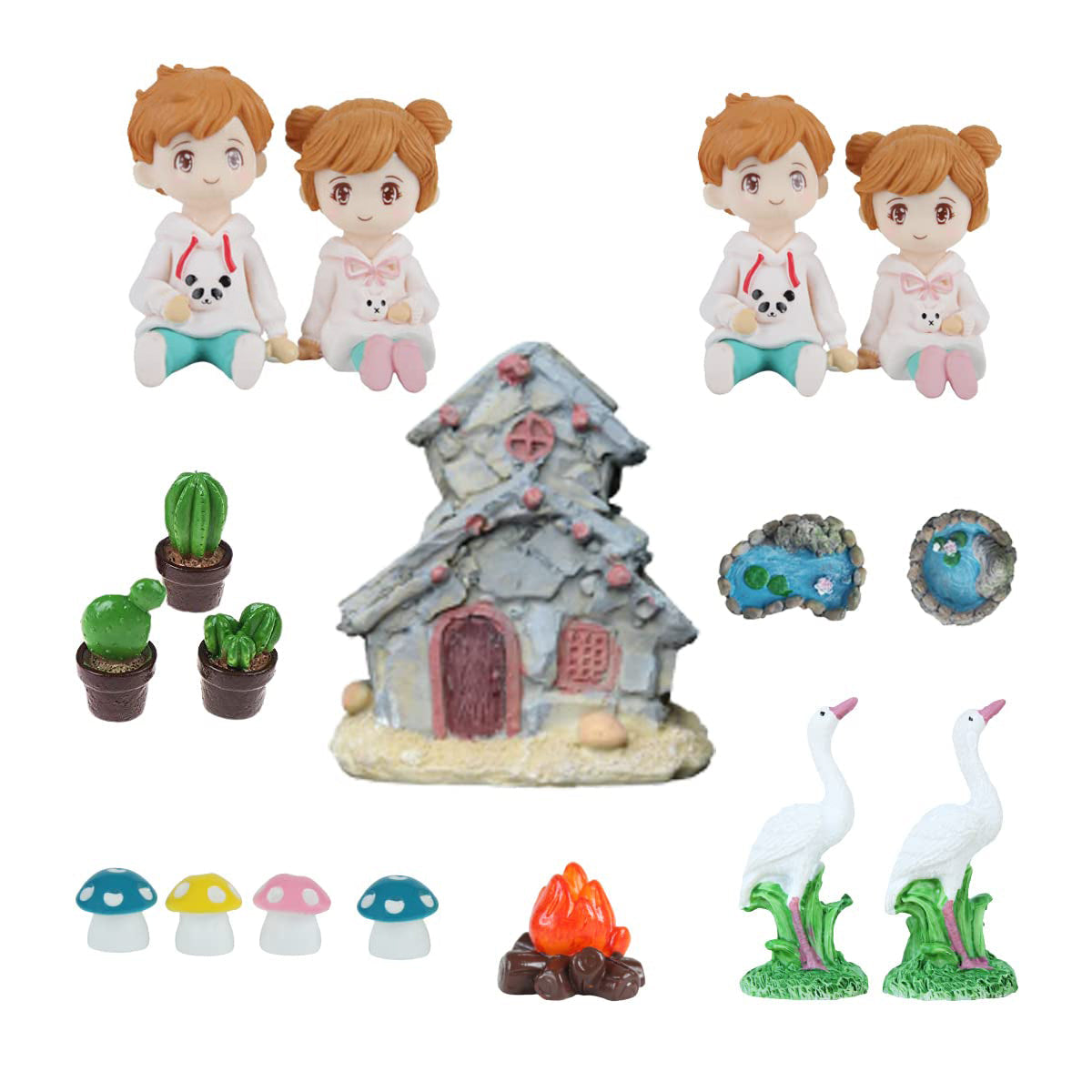 Miniature  toys DIY Combination Set (6)