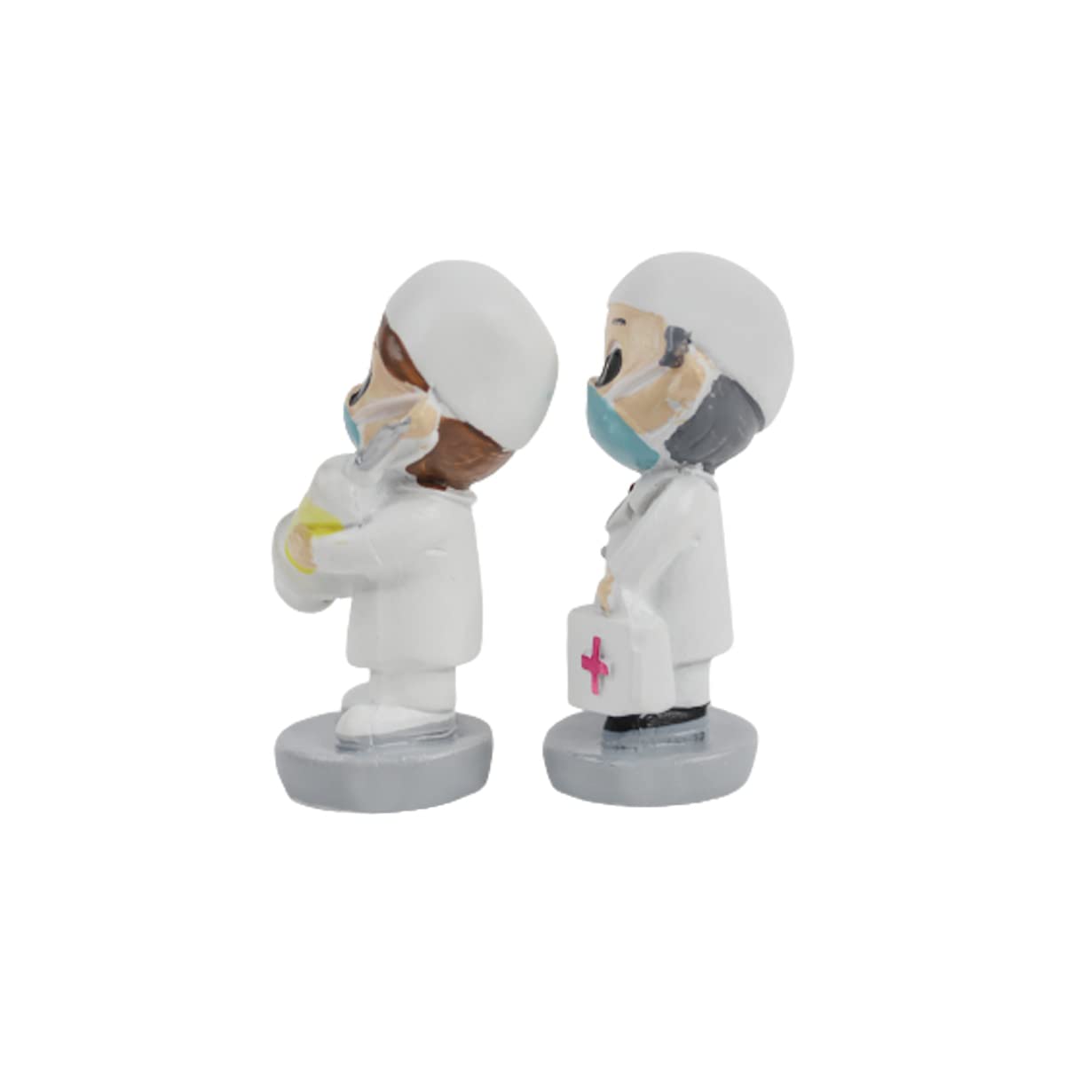 Miniaure Doctor Nurse ( Set of 2) ( Miniature Toys , Miniature Accessories)